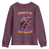 Fantasy Book Reader Geeky Cat Lover Youth Sweatshirt Mongo Is Appalled