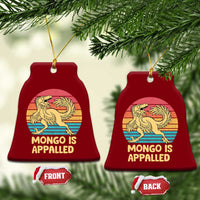 Mongo Is Appalled Ceramic Ornament Funny Dinosaur Gamer Book Lover Retro Gift