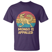 Mongo Is Appalled T Shirt Funny Dinosaur Gamer Book Lover Retro Gift