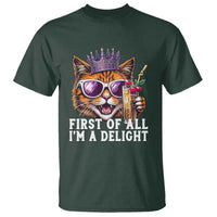First Of All Im A Delight Princess Cat Quote T Shirt Sci-Fi Book Lover Gift