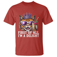 First Of All Im A Delight Princess Cat Quote T Shirt Sci-Fi Book Lover Gift