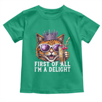 First Of All Im A Delight Princess Cat Quote Toddler T Shirt Sci-Fi Book Lover Gift