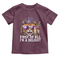 First Of All Im A Delight Princess Cat Quote Toddler T Shirt Sci-Fi Book Lover Gift