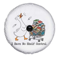 Funny Goose Book Lover Spare Tire Cover I Have No Shelf Control