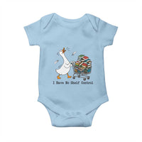 Funny Goose Book Lover Baby Onesie I Have No Shelf Control