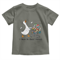 Funny Goose Book Lover Toddler T Shirt I Have No Shelf Control