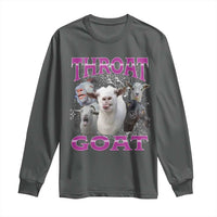 Funny Dirty Humor Long Sleeve Shirt Throat Goat - Wonder Print Shop