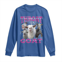 Funny Dirty Humor Long Sleeve Shirt Throat Goat - Wonder Print Shop