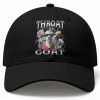 Funny Adult Humor Baseball Cap Throat Goat Meme