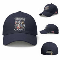 Funny Adult Humor Baseball Cap Throat Goat Meme