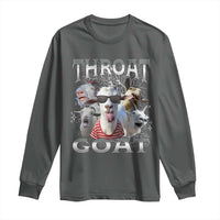 Funny Adult Humor Long Sleeve Shirt Throat Goat Meme - Wonder Print Shop