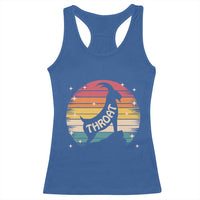 Raunchy Humor Racerback Tank Top Throat Goat Meme Gift - Wonder Print Shop