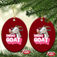 Throat Goat Ceramic Ornament Sarcastic Adult Humor - Wonder Print Shop