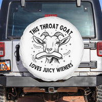 This Throat Goat Loves Juicy Wieners Spare Tire Cover Funny Adult Humor - Wonder Print Shop