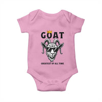 Goat Lover Gift Baby Onesie Funny Motivational Quote Be The G O A T - Wonder Print Shop