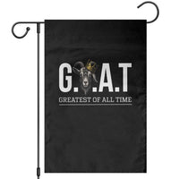 Funny Goat Lover Garden Flag Motivational Quote Crowned G O A T Style - Wonder Print Shop