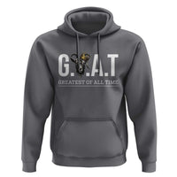 Funny Goat Lover Hoodie Motivational Quote Crowned G O A T Style - Wonder Print Shop