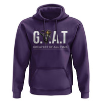 Funny Goat Lover Hoodie Motivational Quote Crowned G O A T Style - Wonder Print Shop