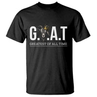 Funny Goat Lover T Shirt Motivational Quote Crowned G O A T Style - Wonder Print Shop