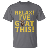 Funny Goat Humor T Shirt Relax I Have Goat This - Wonder Print Shop