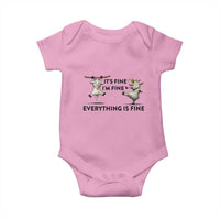 It Is Fine I Am Fine Everything Is Fine Baby Onesie Funny Goat Lover Gift - Wonder Print Shop