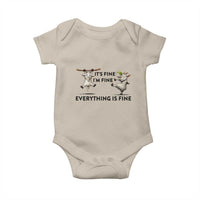 It Is Fine I Am Fine Everything Is Fine Baby Onesie Funny Goat Lover Gift - Wonder Print Shop