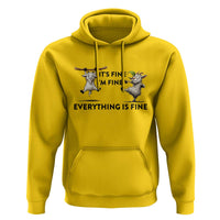 It Is Fine I Am Fine Everything Is Fine Hoodie Funny Goat Lover Gift - Wonder Print Shop