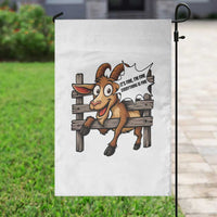 Funny Goat Garden Flag It Is Fine I Am Fine Everything Is Fine - Wonder Print Shop