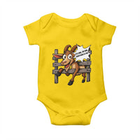 Funny Goat Baby Onesie It Is Fine I Am Fine Everything Is Fine - Wonder Print Shop