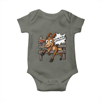 Funny Goat Baby Onesie It Is Fine I Am Fine Everything Is Fine - Wonder Print Shop