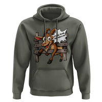 Funny Goat Hoodie It Is Fine I Am Fine Everything Is Fine - Wonder Print Shop