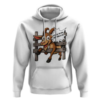 Funny Goat Hoodie It Is Fine I Am Fine Everything Is Fine - Wonder Print Shop