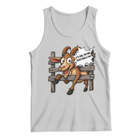 Funny Goat Tank Top It Is Fine I Am Fine Everything Is Fine - Wonder Print Shop