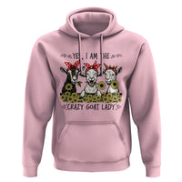 I Am The Crazy Goat Lady Hoodie Goat Lady Gift - Wonder Print Shop