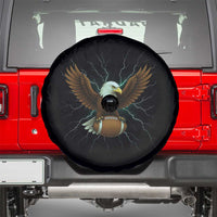 Lightning Eagle Holding Spare Tire Cover Football Player Gift - Wonder Print Shop