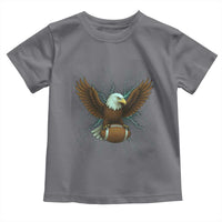 Lightning Eagle Holding Toddler T Shirt Football Player Gift - Wonder Print Shop