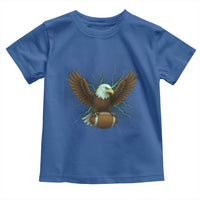 Lightning Eagle Holding Toddler T Shirt Football Player Gift - Wonder Print Shop