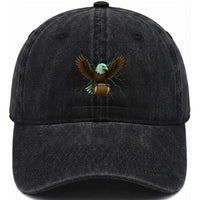 Lightning Eagle Lover Washed Cotton Baseball Cap Sport Lover Gift