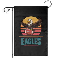 Funny Eagle Football Fan Garden Flag Retro Vintage Style - Wonder Print Shop