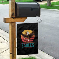 Funny Eagle Football Fan Garden Flag Retro Vintage Style - Wonder Print Shop