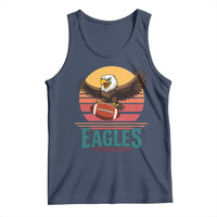 Funny Eagle Football Fan Tank Top Retro Vintage Style - Wonder Print Shop