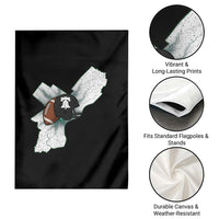 Philadelphia Liberty Bell Football Helmet Lightning Gift Garden Flag - Wonder Print Shop