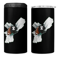 Philadelphia Liberty Bell Football Helmet Lightning Gift 4 in 1 Can Cooler Tumbler - Wonder Print Shop
