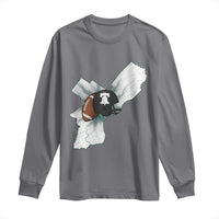 Philadelphia Liberty Bell Football Helmet Lightning Gift Long Sleeve Shirt - Wonder Print Shop