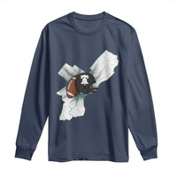 Philadelphia Liberty Bell Football Helmet Lightning Gift Long Sleeve Shirt - Wonder Print Shop