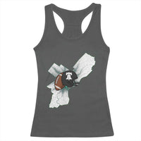 Philadelphia Liberty Bell Football Helmet Lightning Gift Racerback Tank Top - Wonder Print Shop