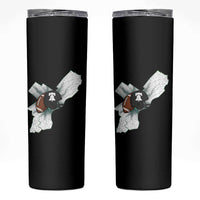 Philadelphia Liberty Bell Football Helmet Lightning Gift Skinny Tumbler - Wonder Print Shop