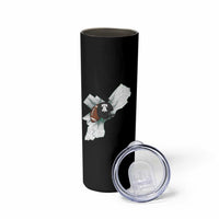 Philadelphia Liberty Bell Football Helmet Lightning Gift Skinny Tumbler - Wonder Print Shop