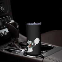 Philadelphia Liberty Bell Football Helmet Lightning Gift Skinny Tumbler - Wonder Print Shop