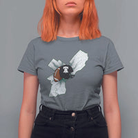 Philadelphia Liberty Bell Football Helmet Lightning Gift T Shirt For Women - Wonder Print Shop